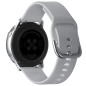 Samsung Galaxy Watch Active 2,79 cm (1.1") OLED 40 mm Numérique 360 x 360 pixels Écran tactile Argent Wifi GPS (satellite)