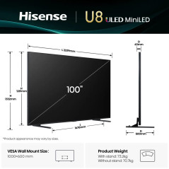 HISENSE 100 POUCES ULED MINILED 4K SMART