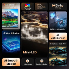 HISENSE 55 POUCES ULED MINILED 4K SMART