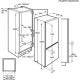 Combiné Encastrable AEG - 208L + 61L - SCE819E5TS