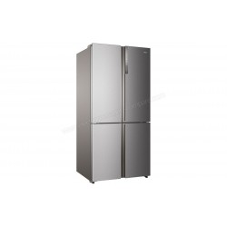 Réfrigérateur multiportes HAIER - 430L + 180L - INOX - HTF-610DM7